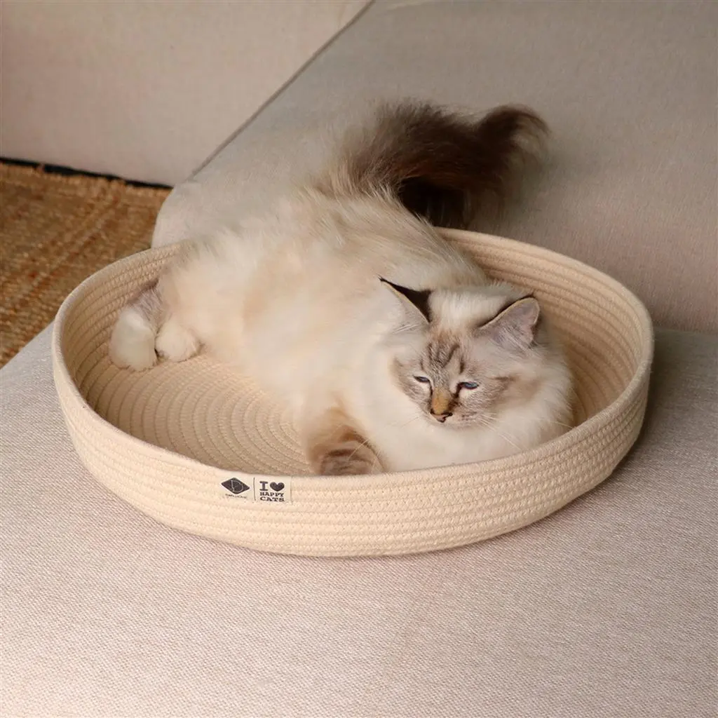 D&D CAT Stofkurv JESS Ø 45 cm Beige